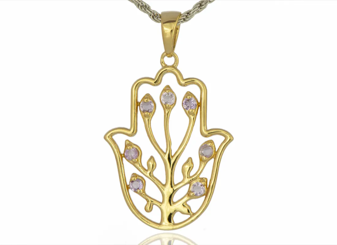 Ръката на Фатима с Аметист